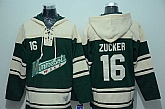 Minnesota Wilds #16 Jason Zucker Stitched Green Hoodie,baseball caps,new era cap wholesale,wholesale hats